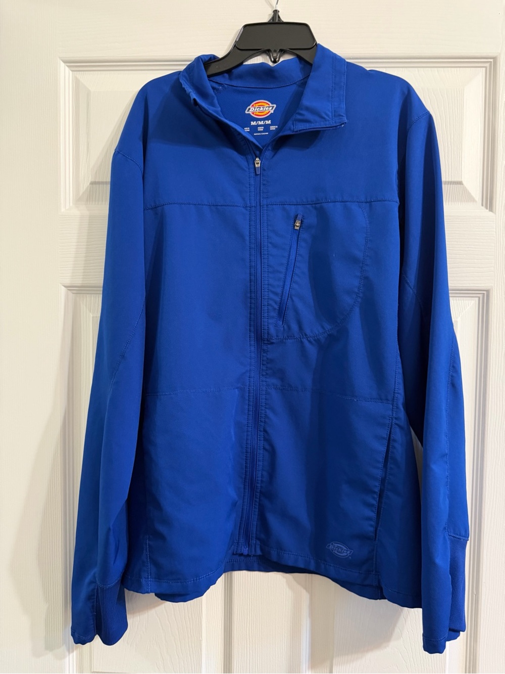 Dickies Royal Blue Full-Zip Scrub Jacket